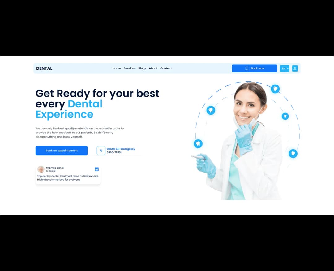 Doctor Appointment Web Application project screenshot